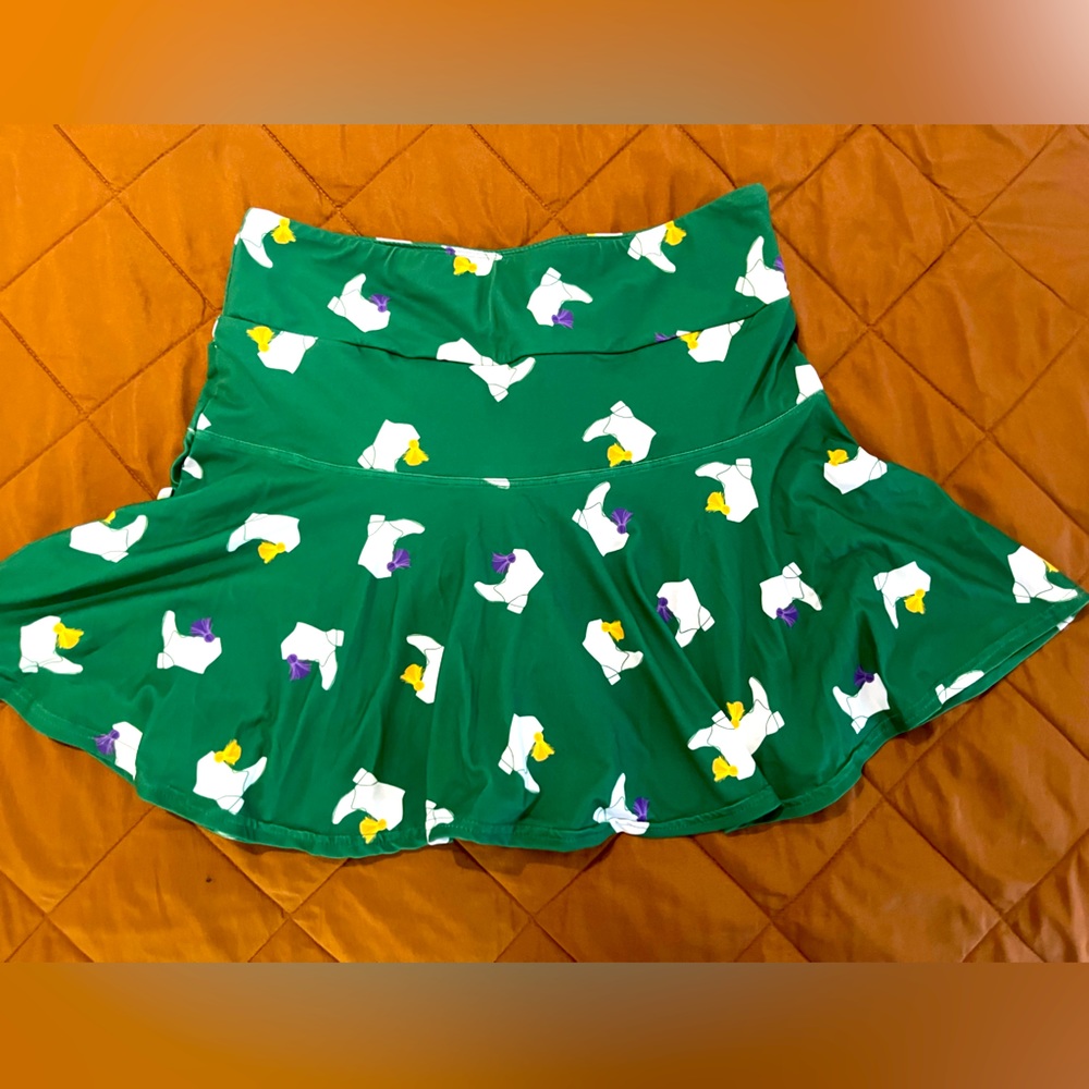 Womens majorette boot skirt